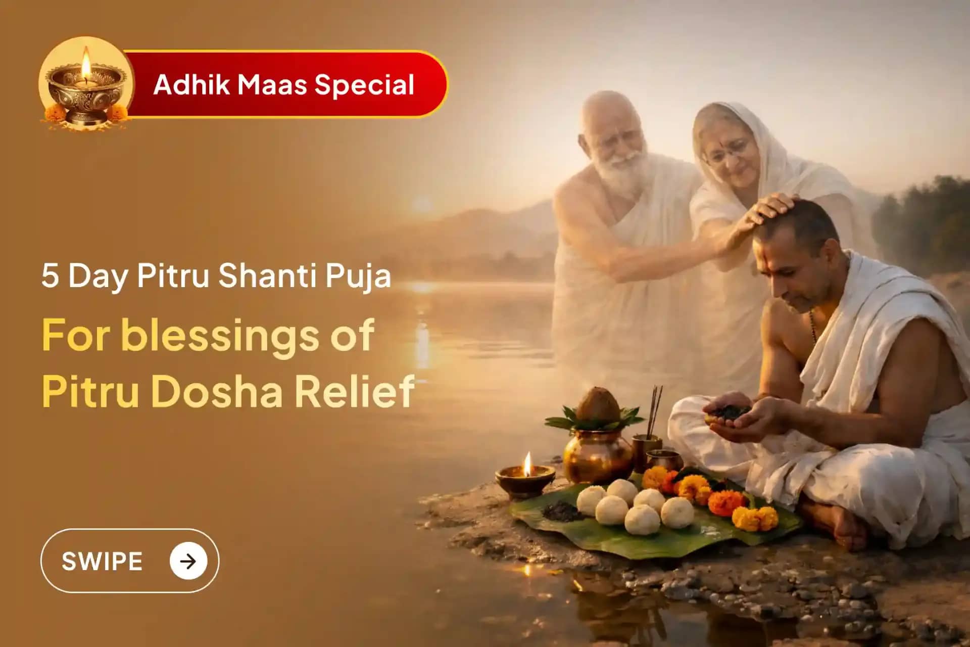 Kashi 5 Days Ganga Aarti puja banner