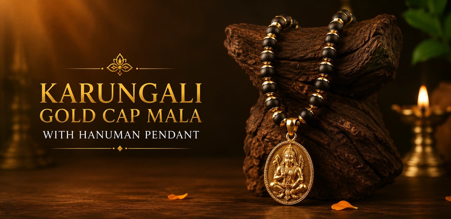 Karungali Gold Pendant