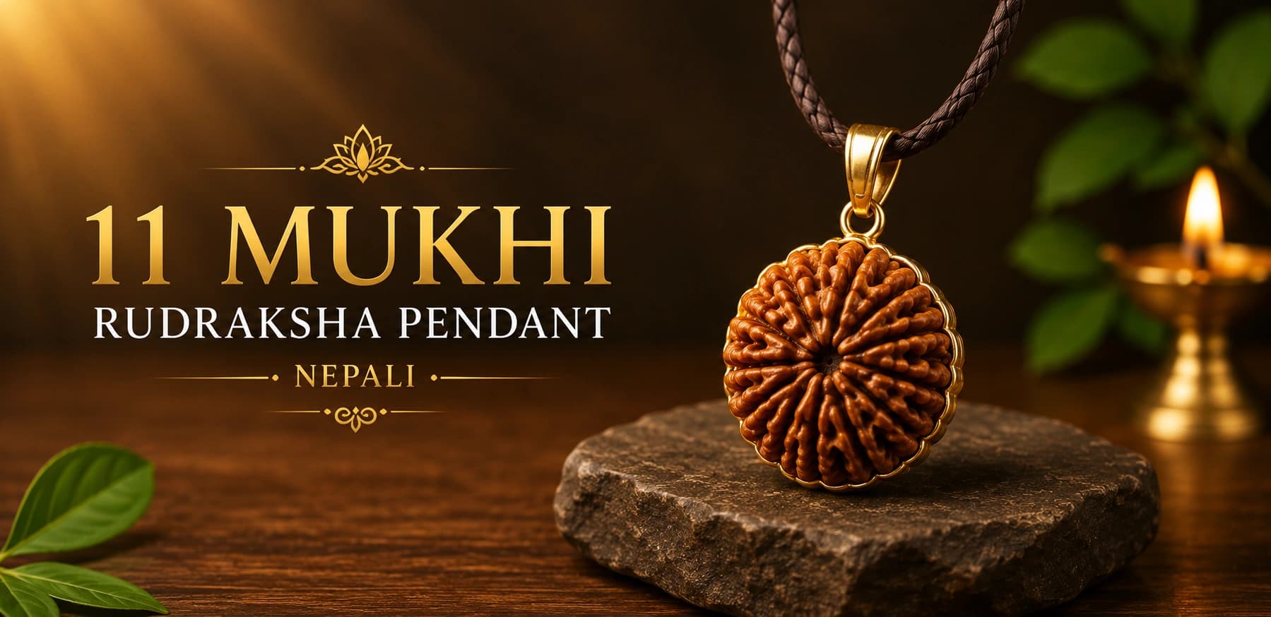 Mukhi Rudraksa Pendant